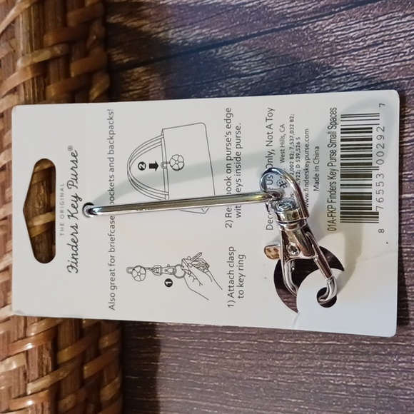 RED GEM BLING Alexx Finders Key Purse Keychain/Hook for bag, purse + MORE - Picture 3 of 3